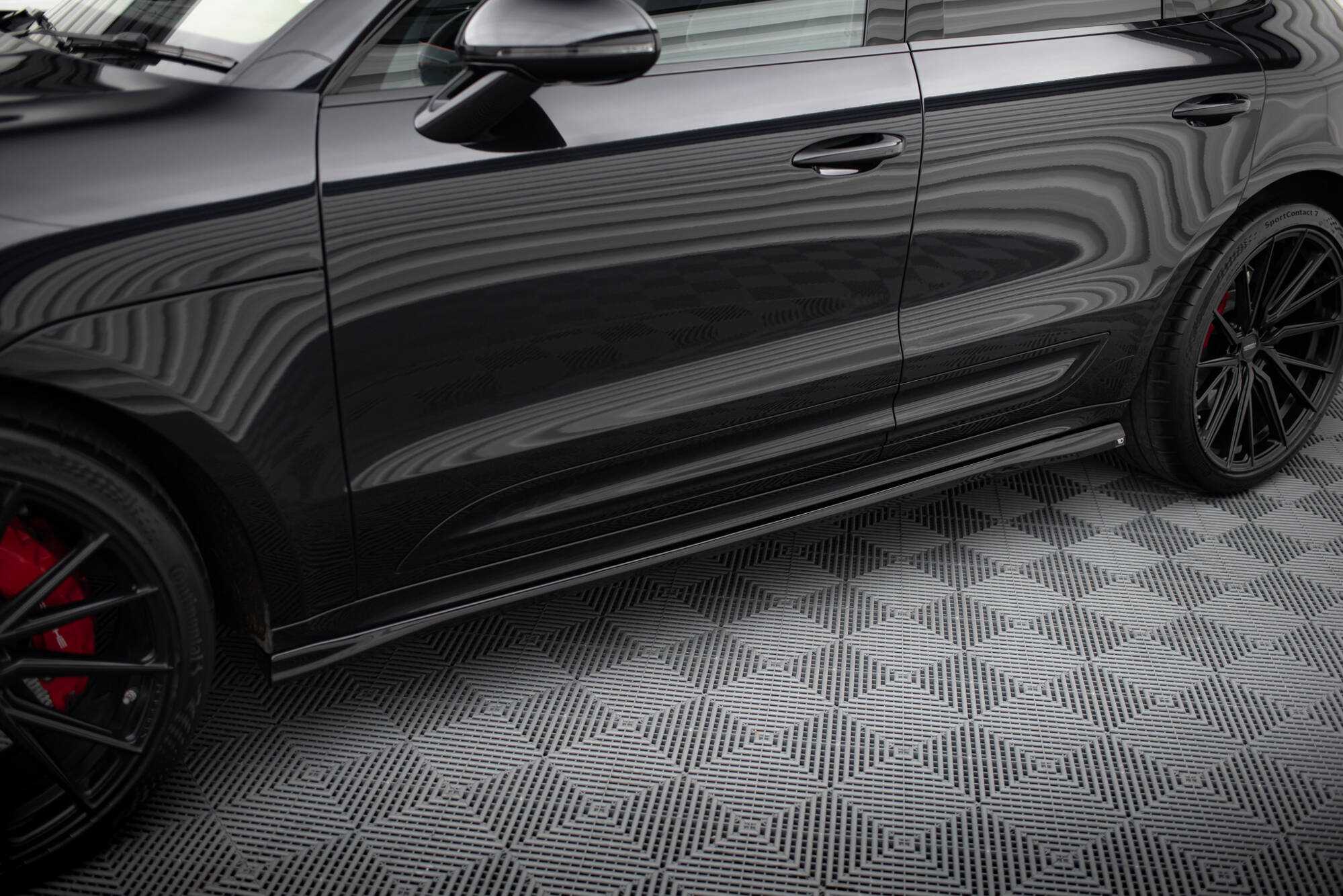 Maxton Design - Seitenschweller Ansatz für Porsche Macan T / GTS Mk1 Facelift 2 - Aerowerk.