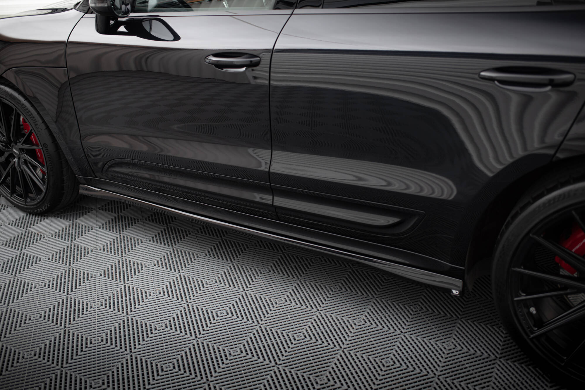 Maxton Design - Seitenschweller Ansatz für Porsche Macan T / GTS Mk1 Facelift 2 - Aerowerk.