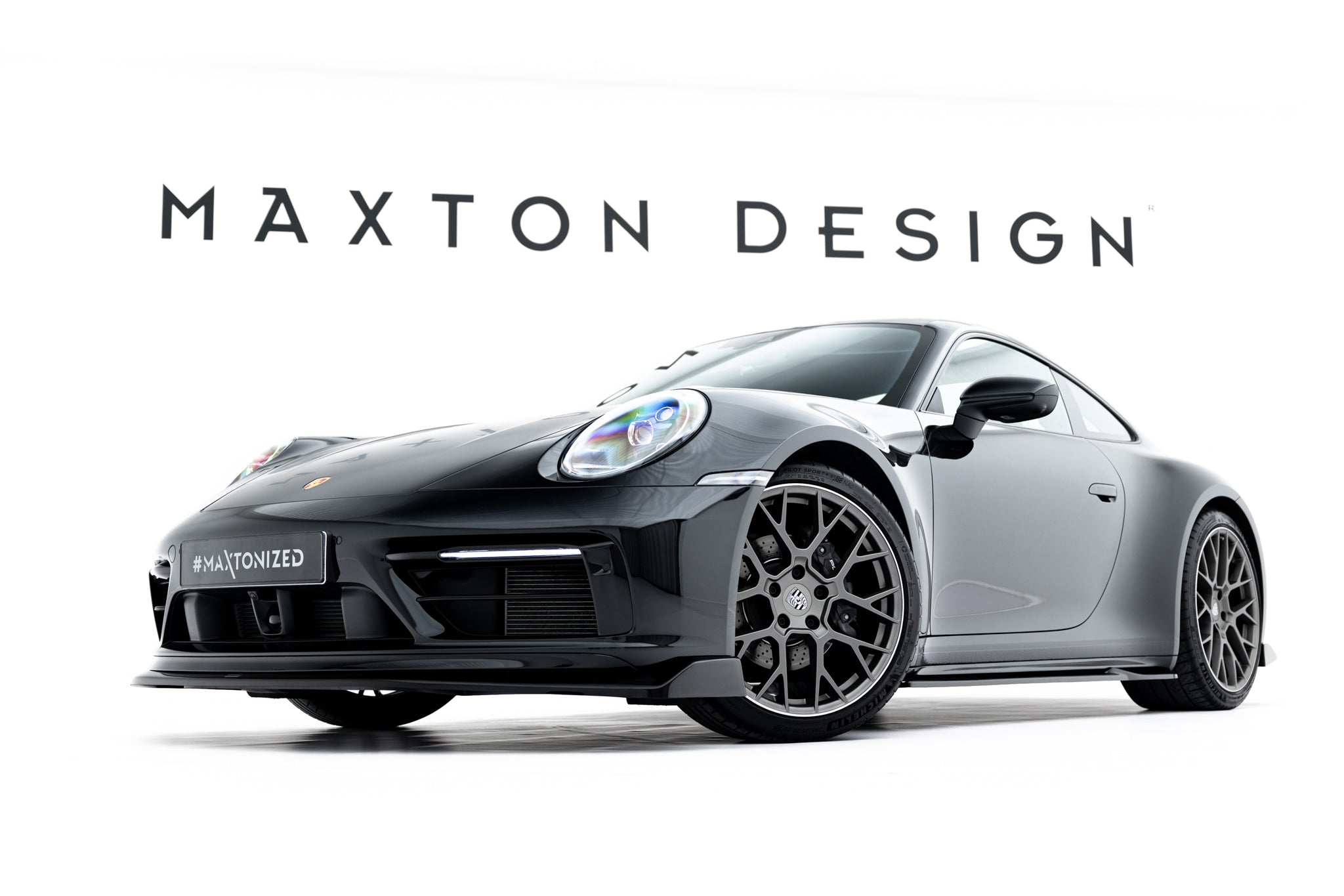 Maxton Design - Seitenschweller V1 Ansatz für für Porsche 911 Carrera Sport Design 992 - Aerowerk.