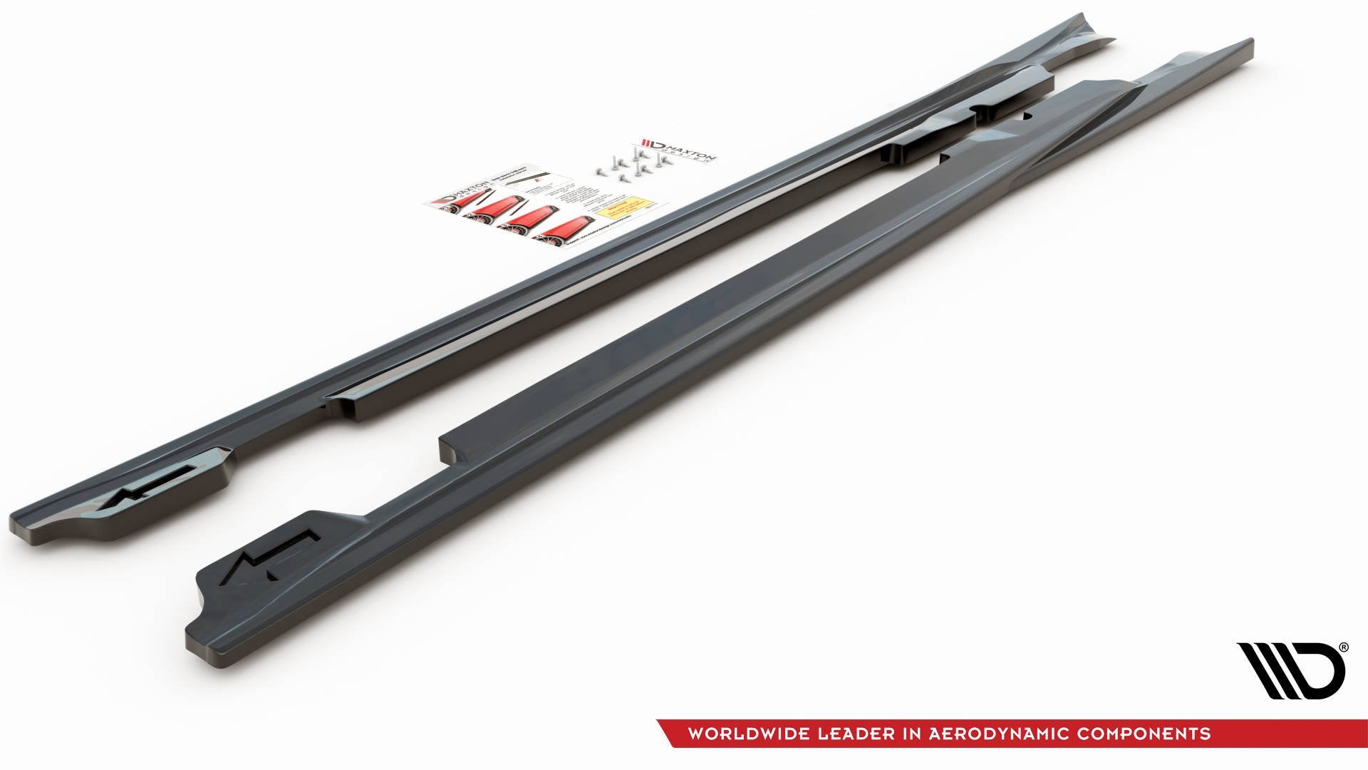 Maxton Design - Seitenschweller V1 Ansatz für für Porsche Panamera Turbo 970 Facelift - Aerowerk.