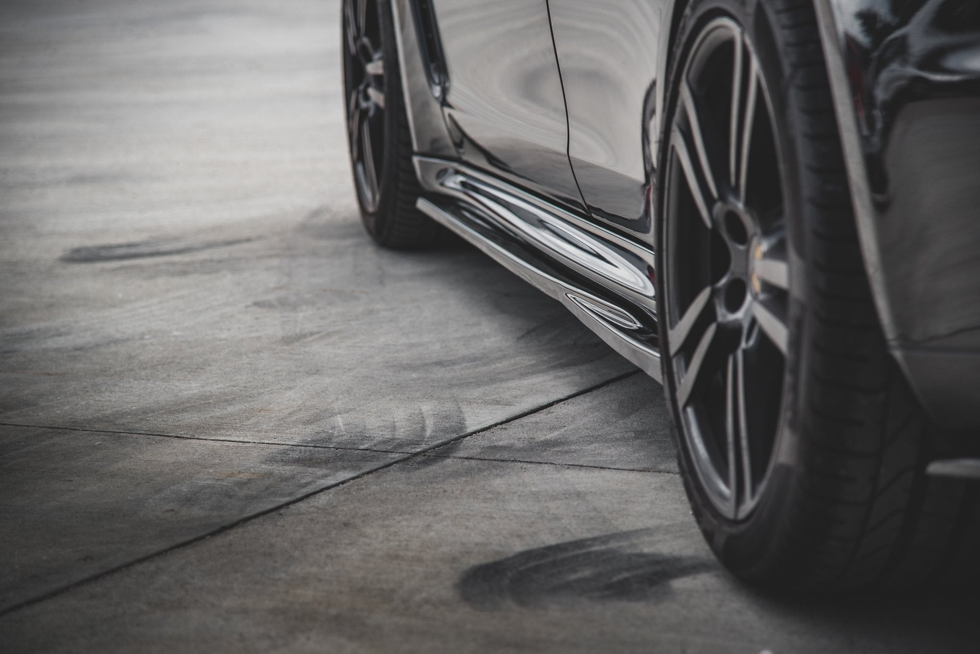 Maxton Design - Seitenschweller V1 Ansatz für für Porsche Panamera Turbo 970 Facelift - Aerowerk.