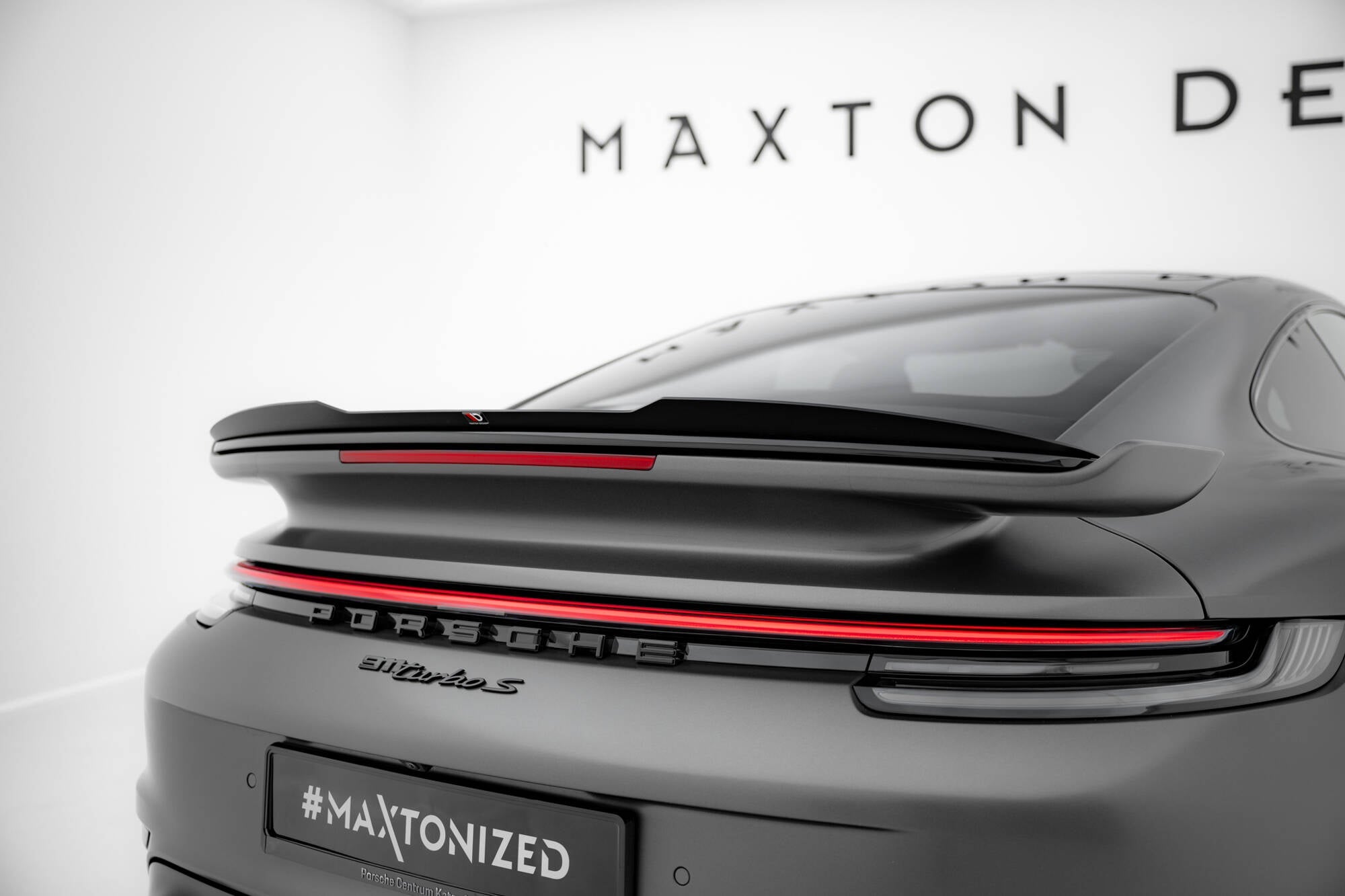 Maxton Design - Spoiler für Porsche 911 Turbo S Sport Package 992 - Aerowerk.