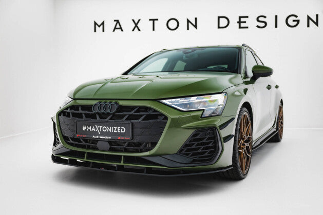 Street Pro Cup Spoilerlippe Front Ansatz für Audi S3 / A3 S-line 8Y Facelift - Aerowerk.