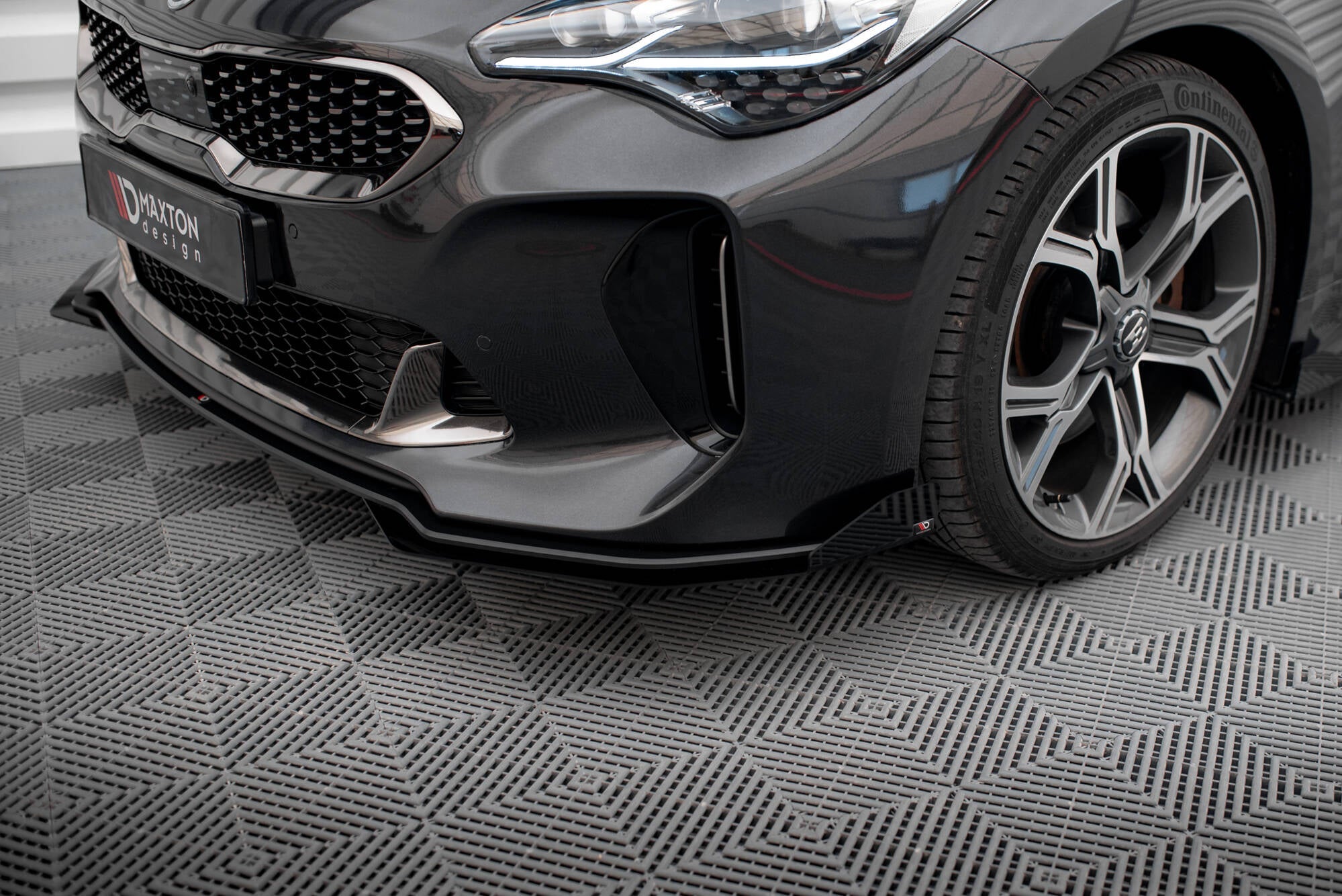 Maxton Design - Street Pro Frontlippe für +Flaps für + Flaps Kia Stinger GT / GT - Line / Standard Mk1 - Aerowerk.
