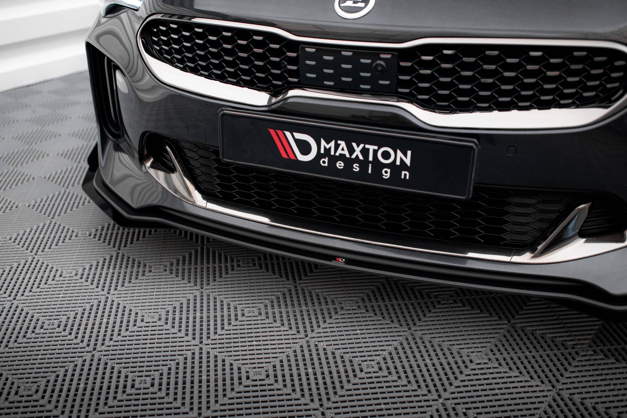 Maxton Design - Street Pro Frontlippe für +Flaps für + Flaps Kia Stinger GT / GT - Line / Standard Mk1 - Aerowerk.