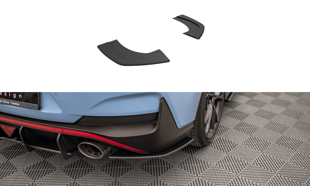 Street Pro Heck Ansatz Flaps Diffusor für Hyundai I30 N Fastback Facelift