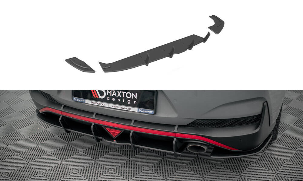 Street Pro Heck Ansatz Diffusor für Hyundai I30 Fastback N-Line FL