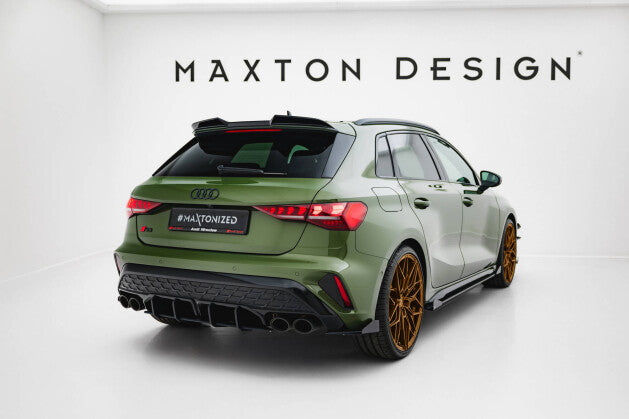 Street Pro Heckschürze Heck Ansatz Diffusor für Audi S3 Sportback 8Y Facelift - Aerowerk.
