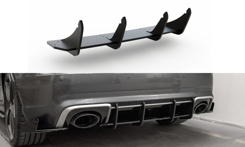 Street Pro Heckschürze Heck Ansatz Diffusor V.1 für Audi RS3 8V Sportback - Aerowerk.