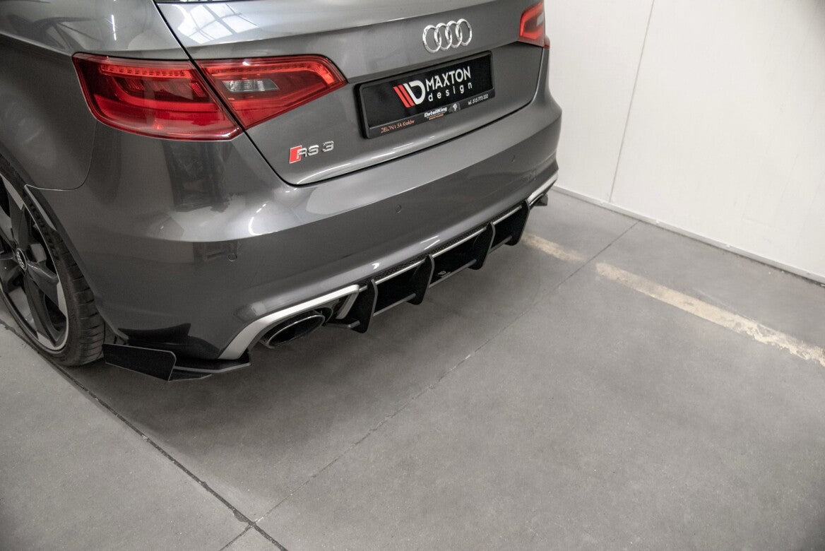 Street Pro Heckschürze Heck Ansatz Diffusor V.1 für Audi RS3 8V Sportback - Aerowerk.