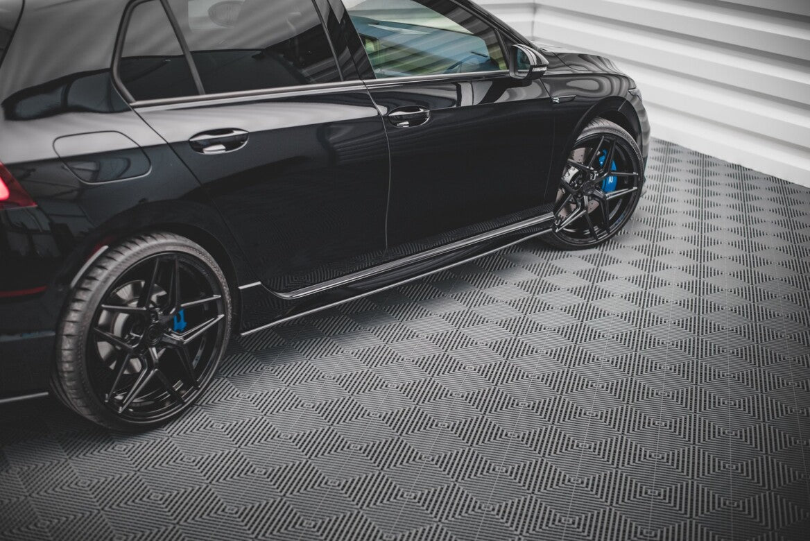 Street Pro Seitenschweller Ansatz Cup Leisten für VW Golf R Mk8 - Aerowerk.