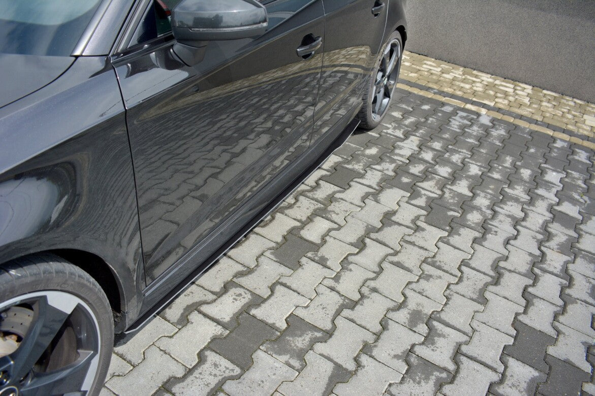 Street Pro Seitenschweller Ansatz Cup Leisten V.1 für Audi RS3 8V FL Sportback