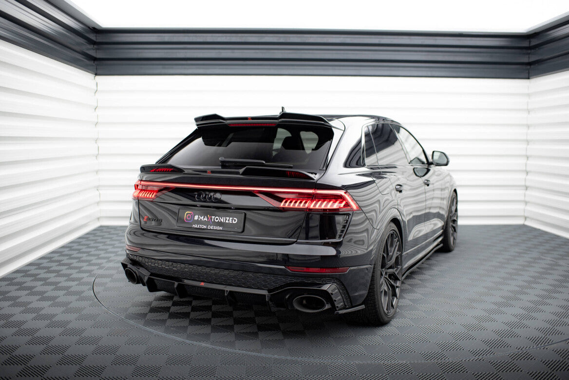 Unterer Heck Spoiler Aufsatz Abrisskante 3D für Audi Q8 / RSQ8 / SQ8 / Q8 S-Line - Aerowerk.
