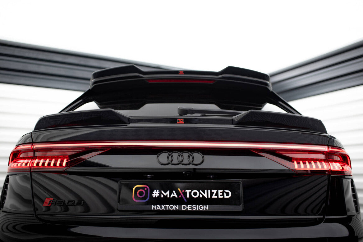 Unterer Heck Spoiler Aufsatz Abrisskante 3D für Audi Q8 / RSQ8 / SQ8 / Q8 S-Line - Aerowerk.