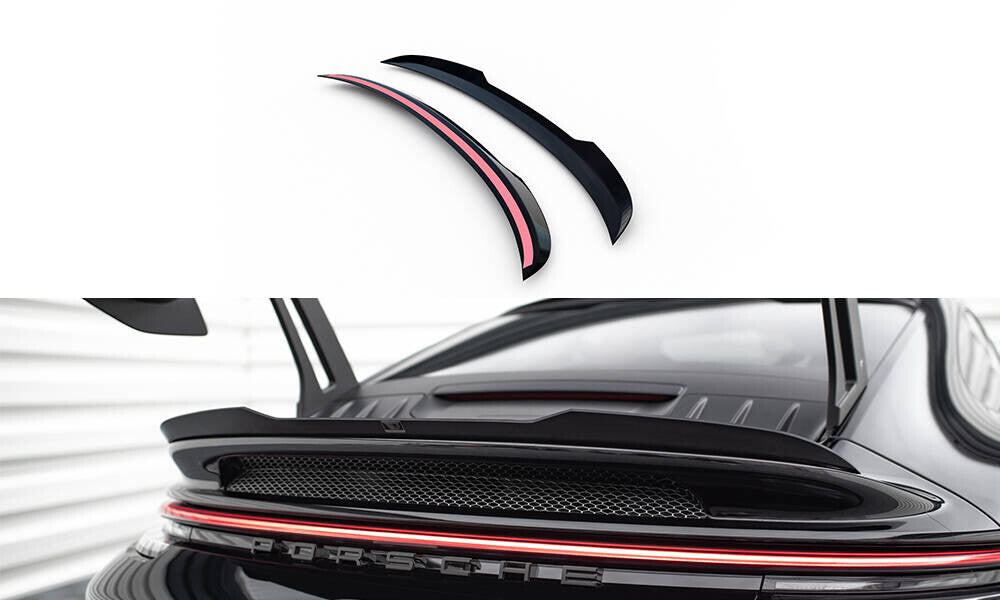 Unterer Heck Spoiler Aufsatz Abrisskante für Porsche 911 992 GT3