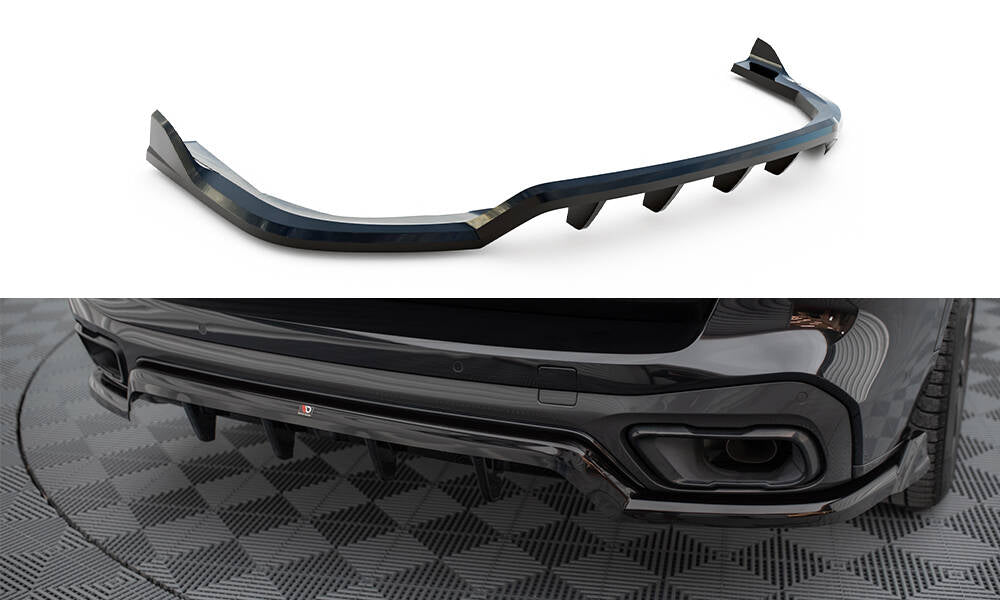 Mittlerer Cup Diffusor DTM Look Heck Ansatz für BMW X5 M-Paket G05