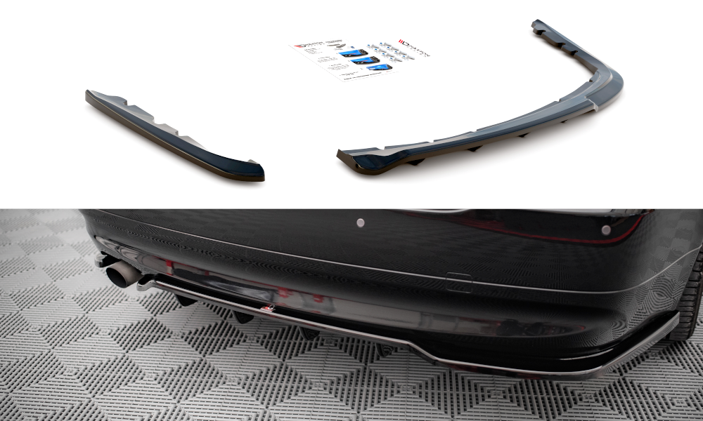 Mittlerer Cup Diffusor DTM Look Heck Ansatz für BMW 3er Limousine E90