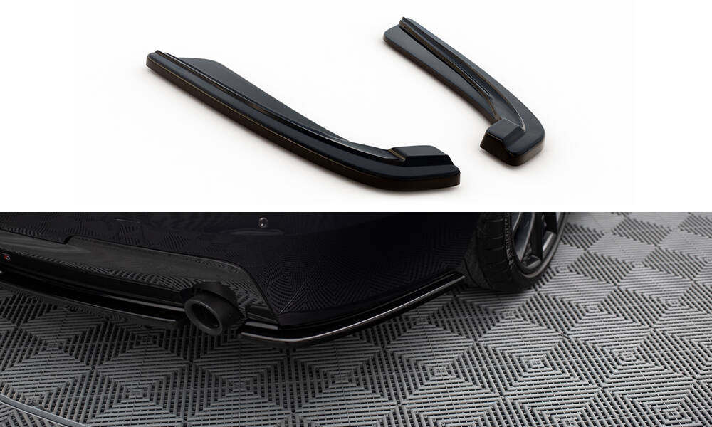 Flaps Heckansatz Diffusor für BMW 5er F11 M Paket (mit zwei Einzel Endstücken)