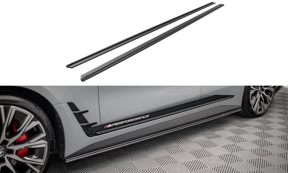 Street Pro Seitenschweller Ansatz für BMW 4er Gran Coupe M-Paket G26