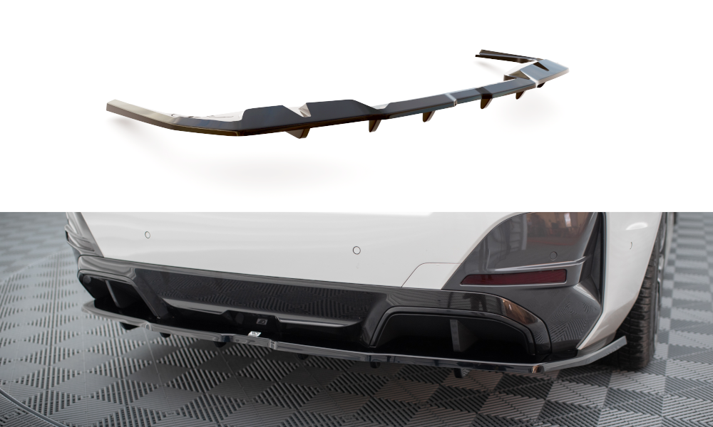 Mittlerer Cup Diffusor V1 DTM Look Heck Ansatz für BMW i4 M - Paket G26