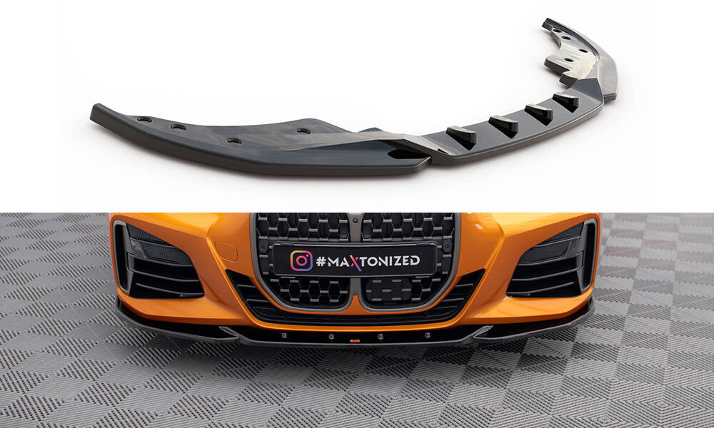 Frontlippe V4 für BMW 4er M - Paket / M440i G22 / G23 / G22 Facelift / G23 Facelift