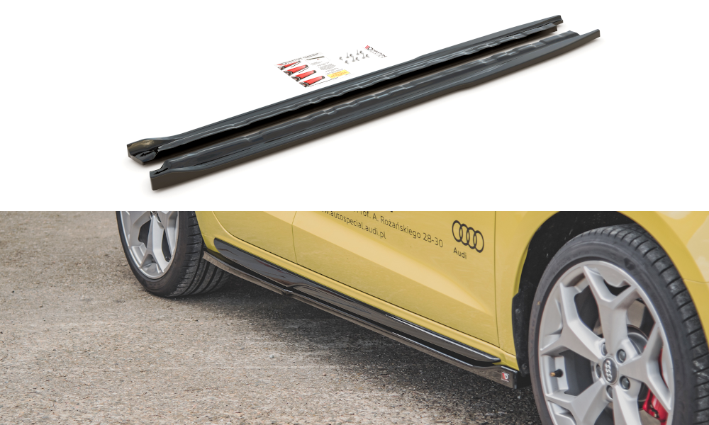 Seitenschweller Ansatz für Audi A1 S-Line GB