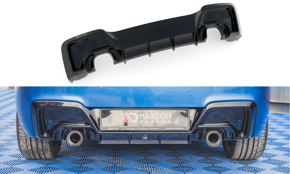 Diffusor V1 Heck Ansatz für BMW M135i F20