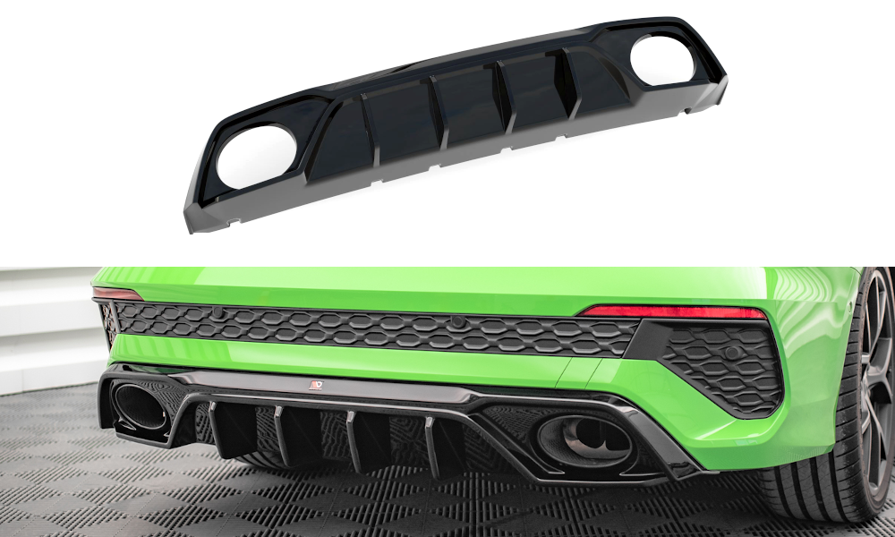 Diffusor Heck Ansatz für Audi RS3 8Y
