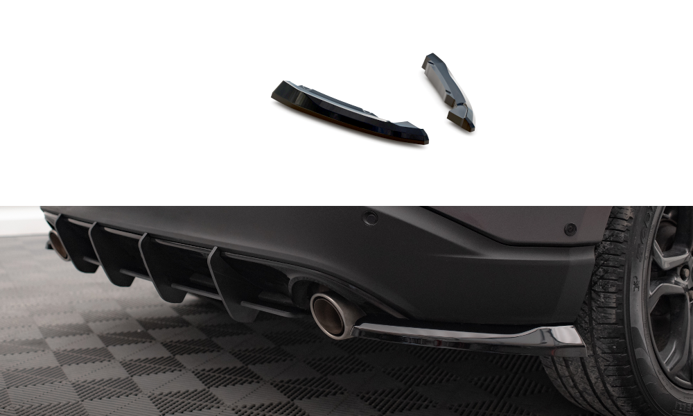 Heck Ansatz Flaps Diffusor V1 für Ford Edge Mk2