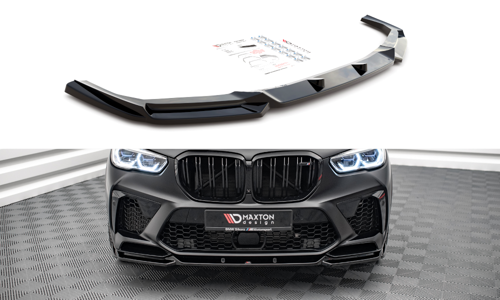 Frontlippe V2 für BMW X5M F95 schwarz matt