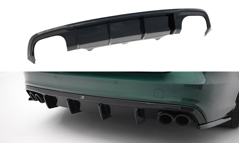 Diffusor Heck Ansatz für Audi S6 Avant C7
