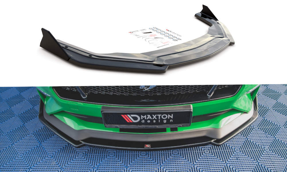 Frontlippe V2 + Flaps für Ford Mustang GT Mk6 Facelift