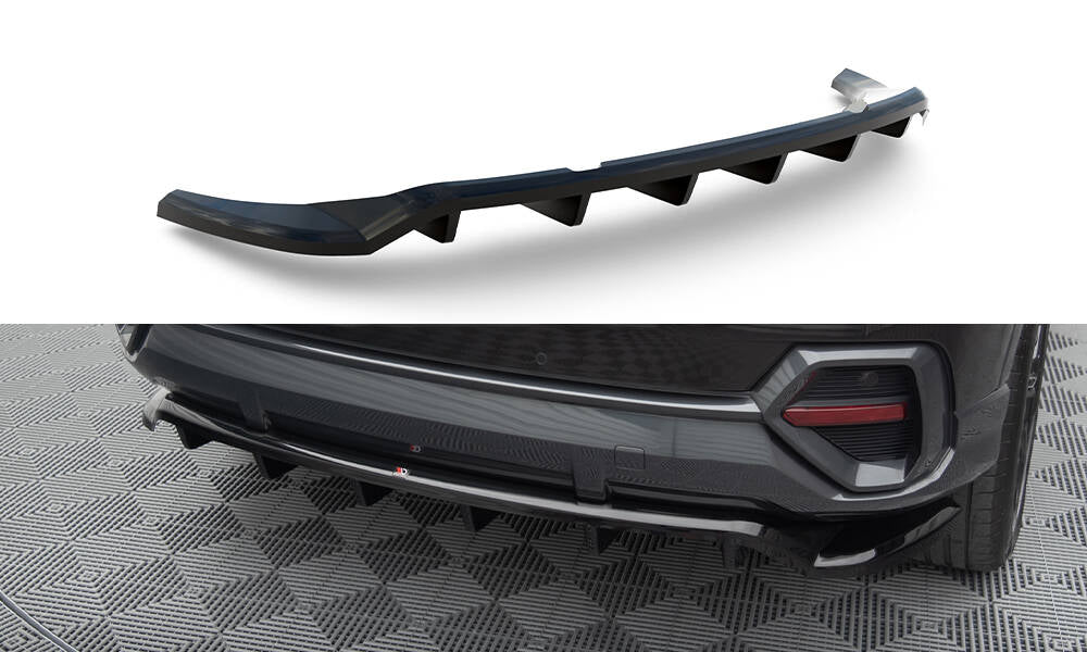 Mittlerer Cup Diffusor DTM Look Heck Ansatz für Audi Q3 Sportback F3