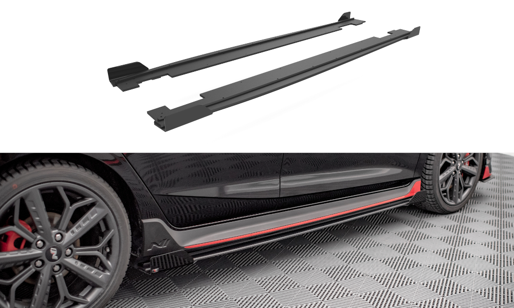 Street Pro Seitenschweller Ansatz für + Flaps Hyundai I20 N Mk3
