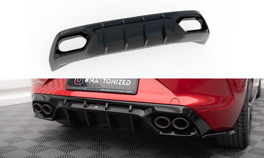Diffusor Heck Ansatz für Cupra Leon Hatchback Mk1