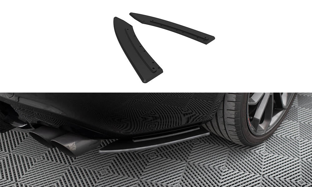 Street Pro Flaps Heckansatz Flaps Heckansatz für Audi S5 / A5 S-Line Coupe / Cabriolet 8T