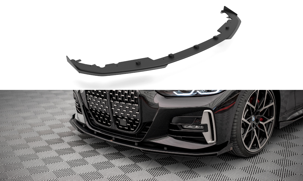 Street Pro Frontlippe für + Flaps für BMW 4er M-Paket / M440i G22 / G23 / G22 Facelift / G23 Facelift