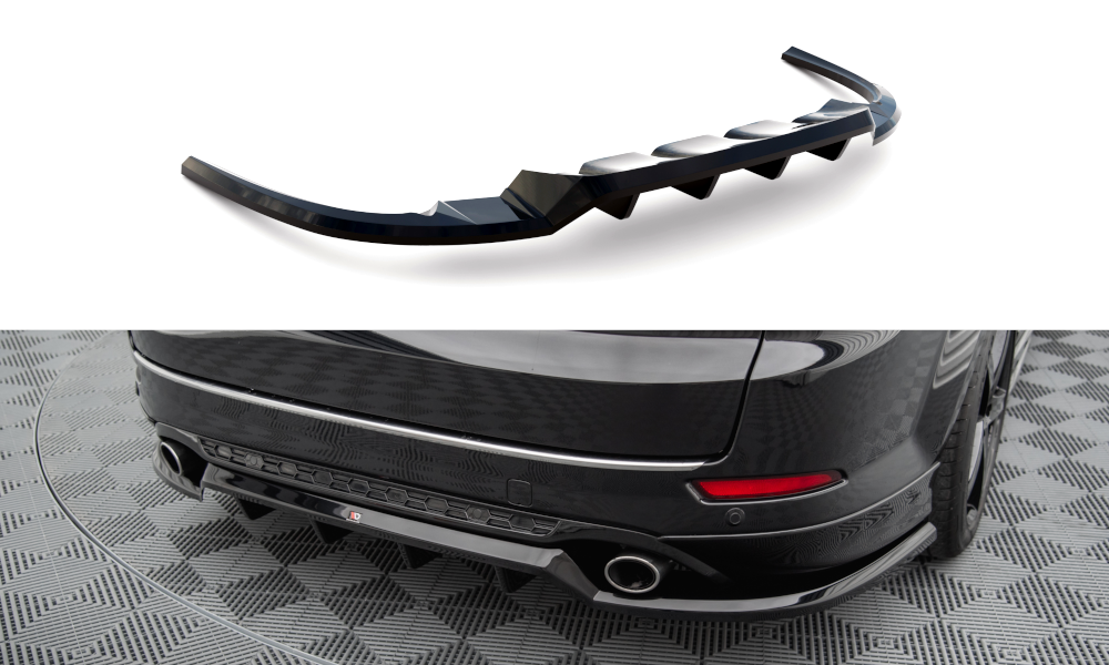 Mittlerer Cup Diffusor DTM Look Heck Ansatz für Ford Mondeo ST-Line Kombi Mk4 Facelift
