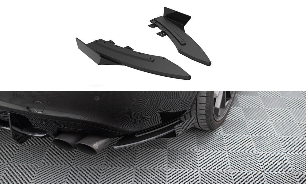 Street Pro Flaps Heckansatz Flaps Heckansatz + Flaps für Audi S5 / A5 S-Line Coupe / Cabriolet 8T