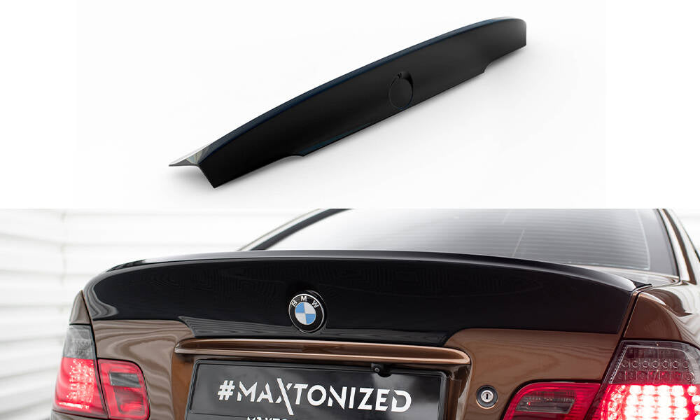 Heckspoiler / KOFFERRAUMDECKEL Erweiterung für BMW 3er E46 COUPE < M3 CSL LOOK > (ZUM MALEN)