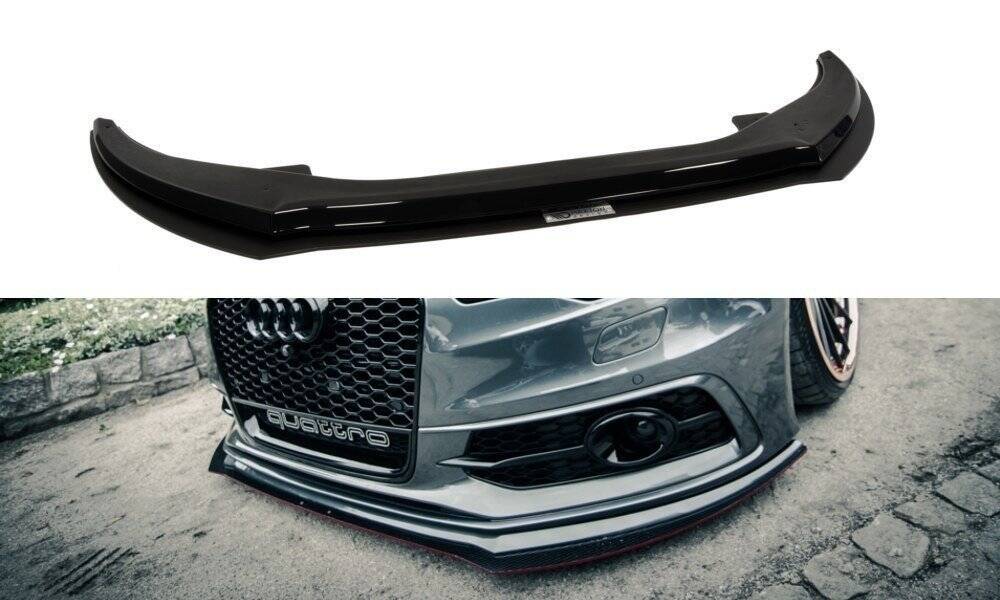 Racing Frontlippe für AUDI A6 C7 S-LINE (2 SPLITTER = 1 SATZ)