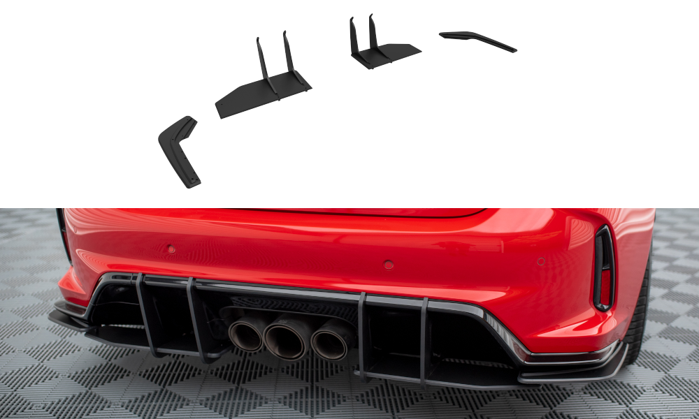 Street Pro Heck Ansatz Flaps Diffusor für Honda Civic Type-R Mk 11