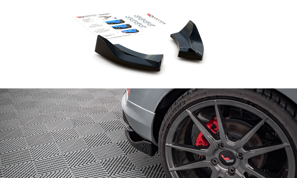 Heck Ansatz Flaps Diffusor V1 für Ford Fiesta ST Mk8