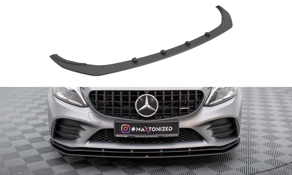 Street Pro Frontlippe für Mercedes-AMG C43 Coupe / Cabrio C205 Facelift / A205 Facelift