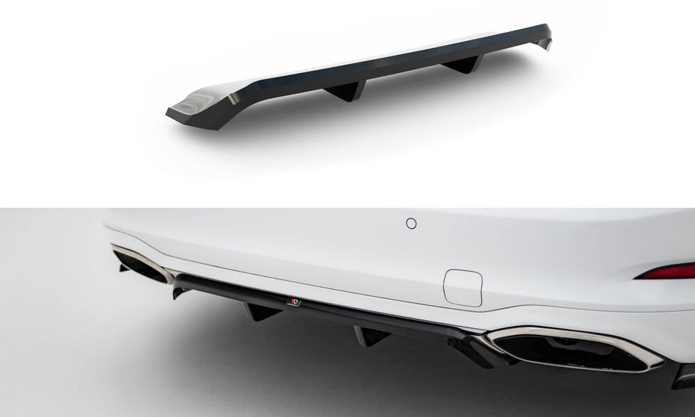 Mittlerer Diffusor Heck Ansatz DTM Look für Ford Focus Vignale Kombi Mk4