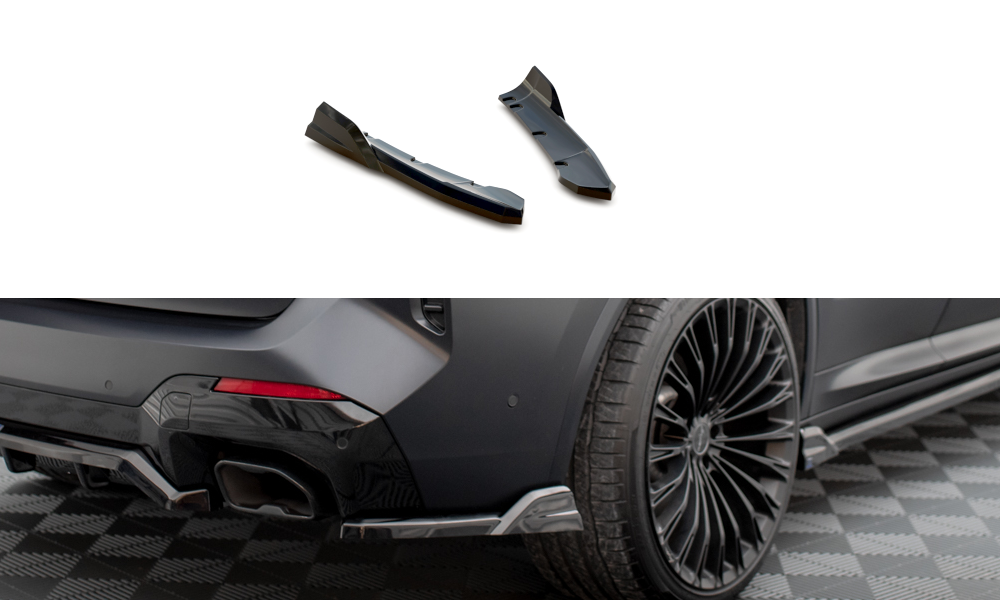 Flaps Heckansatz Diffusor für BMW X3 M-Paket G01 Facelift