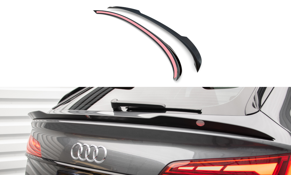 Niedriger Spoiler CAP für Audi SQ5 / Q5 S-Line Sportback Mk2 Facelift