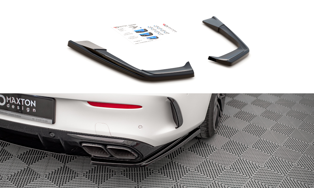 Heck Ansatz Flaps Diffusor für Mercedes-AMG C 63 AMG Coupe AMG Aero Pack C205 Facelift