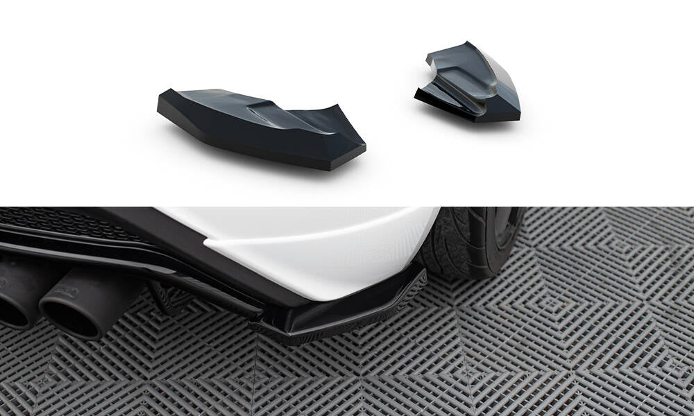 Heck Ansatz Flaps Diffusor V3 für Ford Fiesta ST Mk7 Facelift