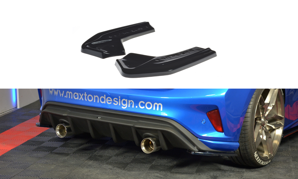 Heck Ansatz Flaps Diffusor V2 für (Für Diffusor ) Ford Focus Hatchabck ST-Line